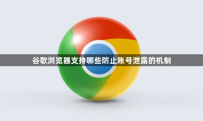 谷歌浏览器支持哪些防止账号泄露的机制1