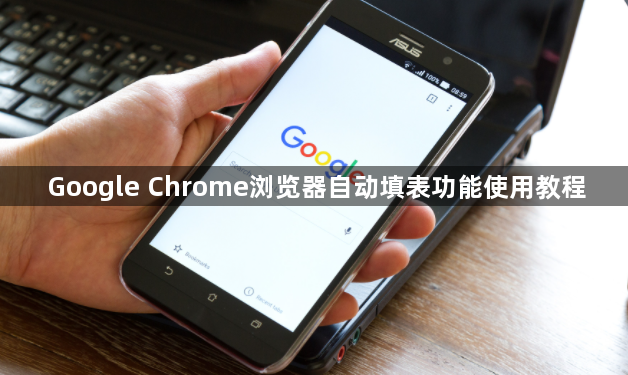 Google Chrome浏览器自动填表功能使用教程1