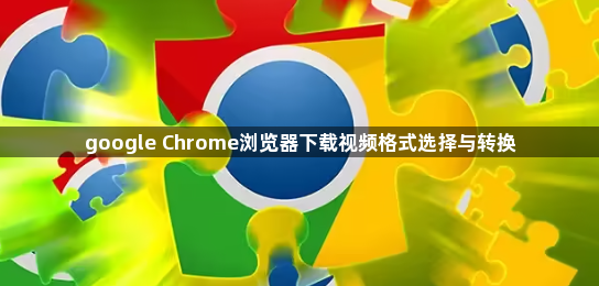 google Chrome浏览器下载视频格式选择与转换1