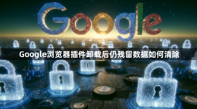 Google浏览器插件卸载后仍残留数据如何清除1