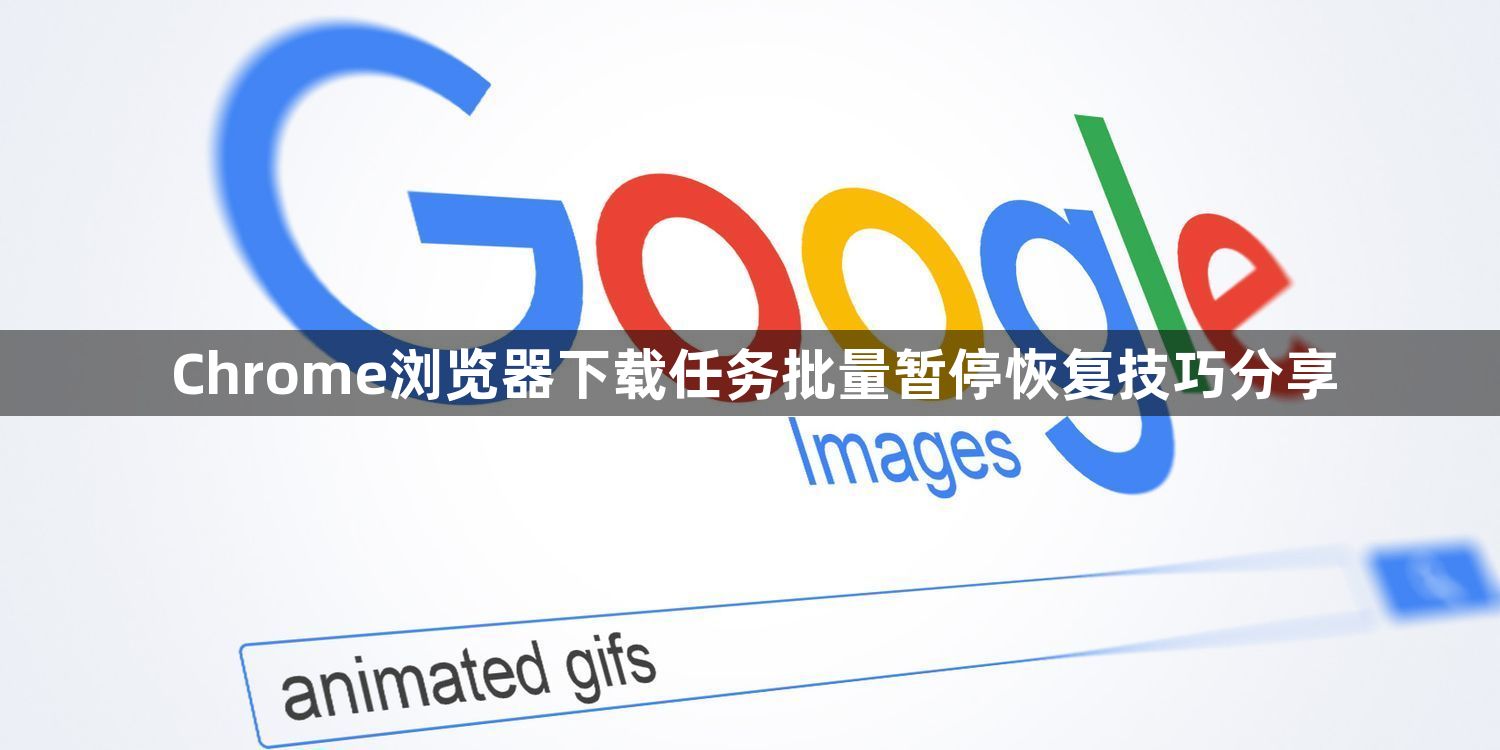 Chrome浏览器下载任务批量暂停恢复技巧分享1