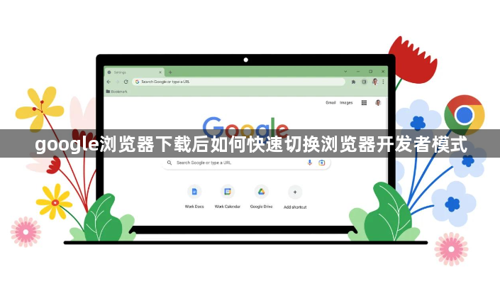 google浏览器下载后如何快速切换浏览器开发者模式1