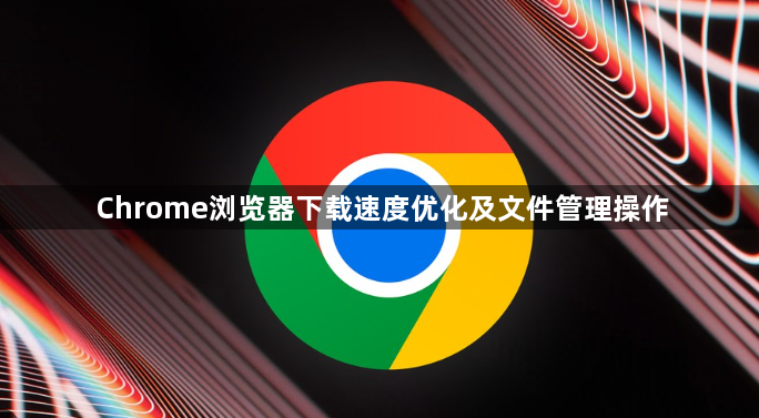 Chrome浏览器下载速度优化及文件管理操作1