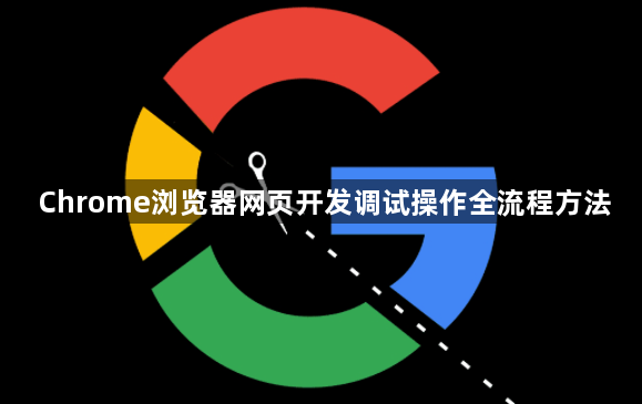 Chrome浏览器网页开发调试操作全流程方法1