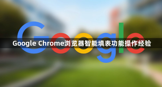 Google Chrome浏览器智能填表功能操作经验1