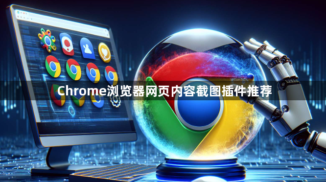 Chrome浏览器网页内容截图插件推荐1