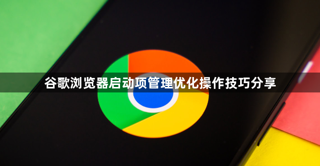 谷歌浏览器启动项管理优化操作技巧分享1