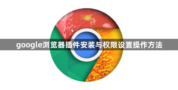 google浏览器插件安装与权限设置操作方法1