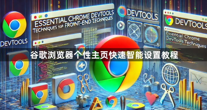 谷歌浏览器个性主页快速智能设置教程1