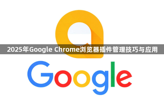 2025年Google Chrome浏览器插件管理技巧与应用1