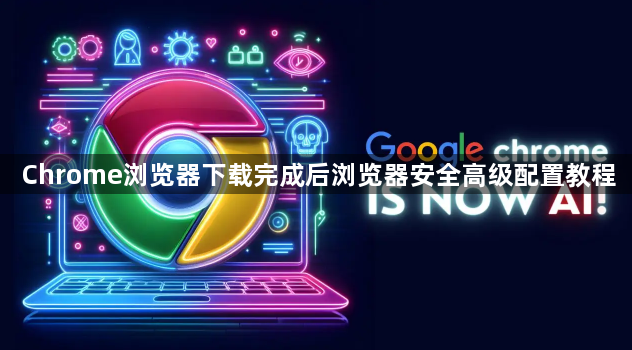 Chrome浏览器下载完成后浏览器安全高级配置教程1