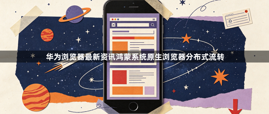 华为浏览器最新资讯鸿蒙系统原生浏览器分布式流转1