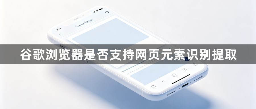 谷歌浏览器是否支持网页元素识别提取1