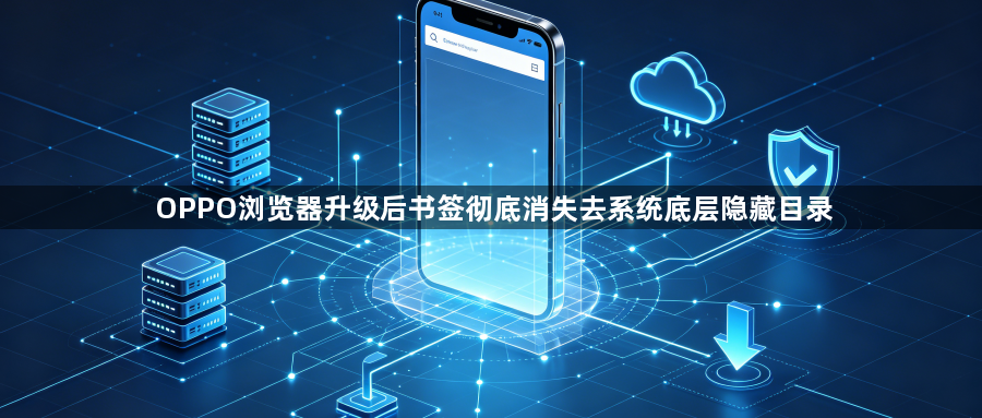 OPPO浏览器升级后书签彻底消失去系统底层隐藏目录1