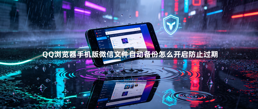 QQ浏览器手机版微信文件自动备份怎么开启防止过期1