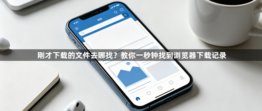 刚才下载的文件去哪找？教你一秒钟找到浏览器下载记录1