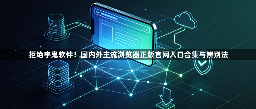 拒绝李鬼软件！国内外主流浏览器正版官网入口合集与辨别法1