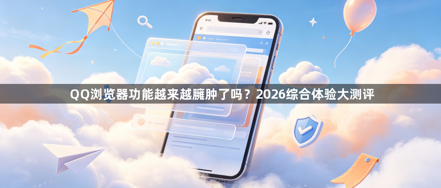 QQ浏览器功能越来越臃肿了吗？2026综合体验大测评1