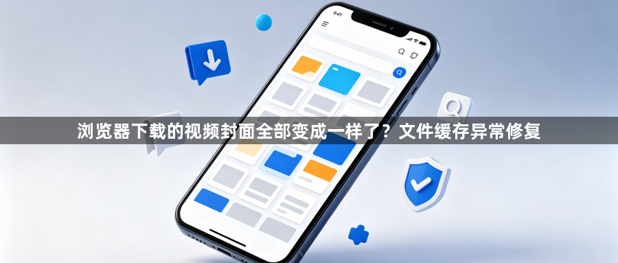 浏览器下载的视频封面全部变成一样了？文件缓存异常修复1