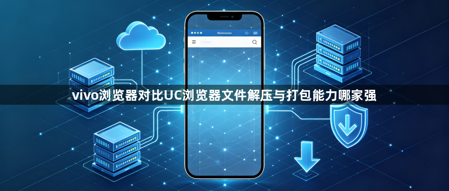 vivo浏览器对比UC浏览器文件解压与打包能力哪家强1