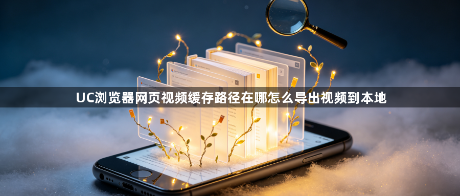 UC浏览器网页视频缓存路径在哪怎么导出视频到本地1