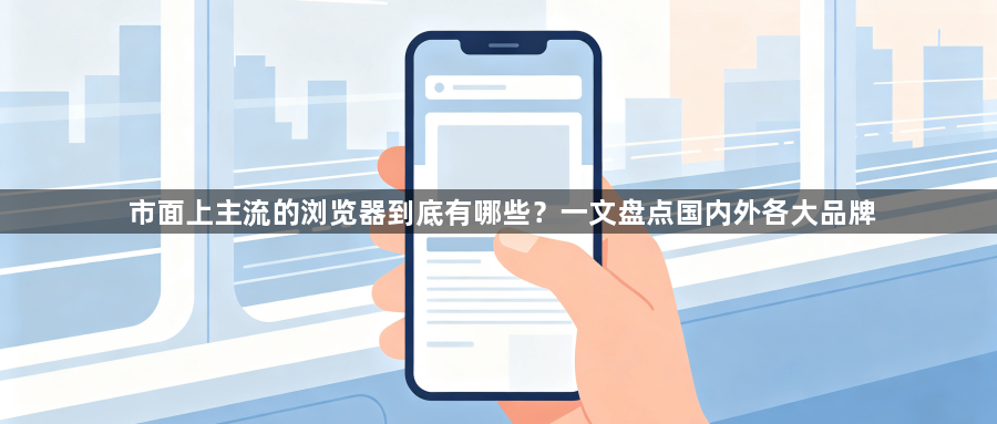 市面上主流的浏览器到底有哪些？一文盘点国内外各大品牌1