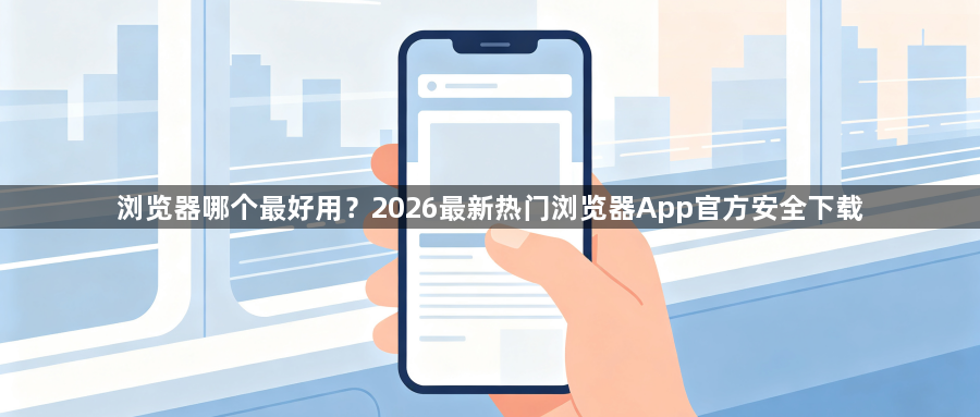 浏览器哪个最好用？2026最新热门浏览器App官方安全下载1