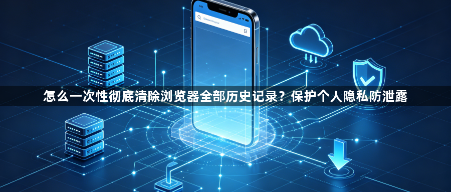 怎么一次性彻底清除浏览器全部历史记录？保护个人隐私防泄露1