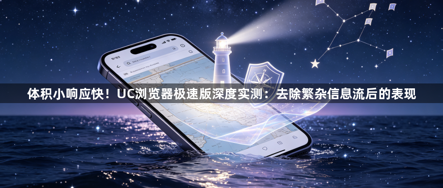 体积小响应快！UC浏览器极速版深度实测：去除繁杂信息流后的表现1