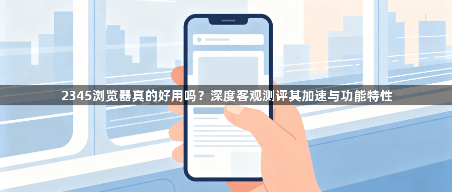 2345浏览器真的好用吗？深度客观测评其加速与功能特性1
