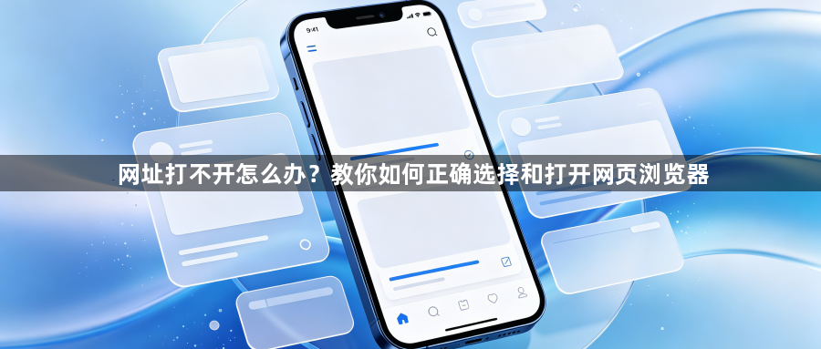 网址打不开怎么办？教你如何正确选择和打开网页浏览器1