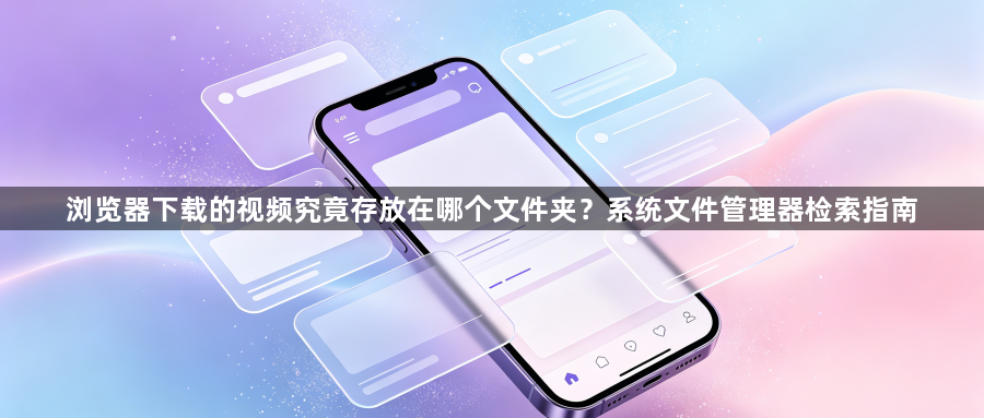 浏览器下载的视频究竟存放在哪个文件夹？系统文件管理器检索指南1
