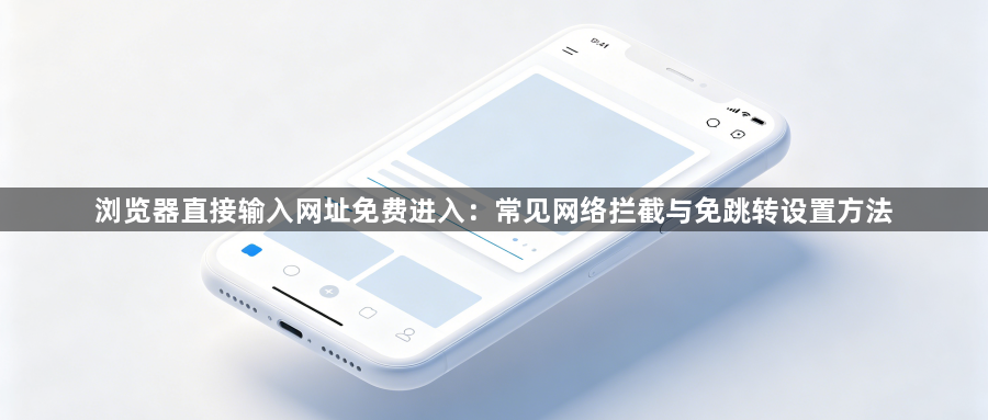 浏览器直接输入网址免费进入：常见网络拦截与免跳转设置方法1