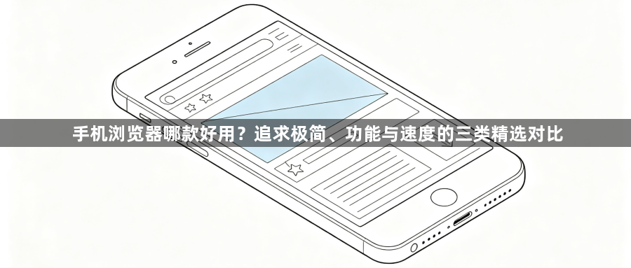 手机浏览器哪款好用？追求极简、功能与速度的三类精选对比1